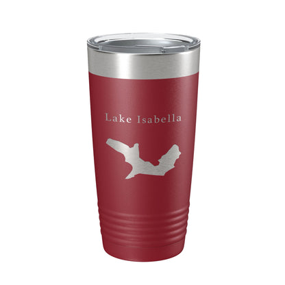 Lake Isabella Map Tumbler Travel Mug Insulated Laser Engraved Coffee Cup Hot Springs Village Arkansas 20 oz-18