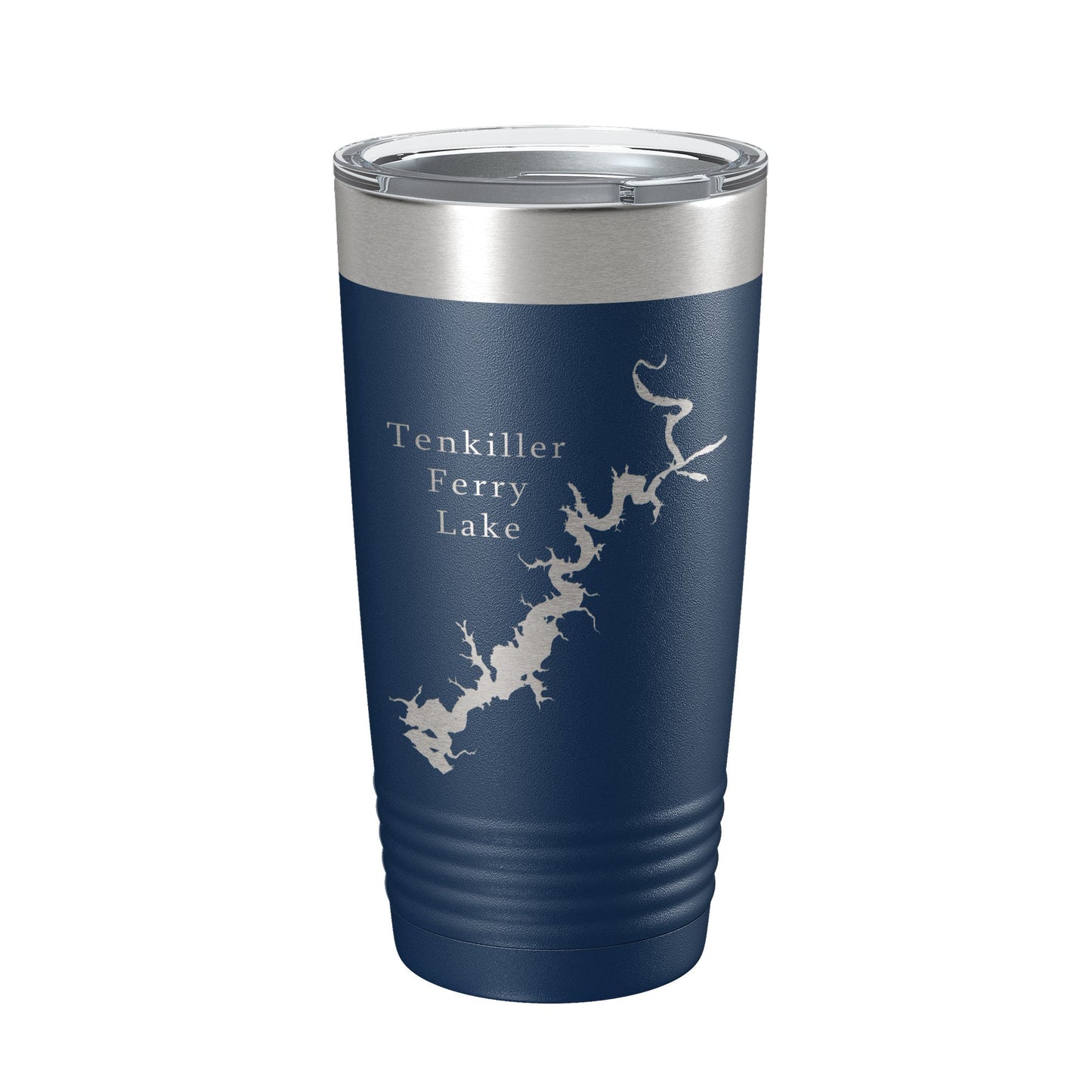 Tenkiller Ferry Lake Map Tumbler Travel Mug Insulated Laser Engraved Coffee Cup Oklahoma 20 oz-8