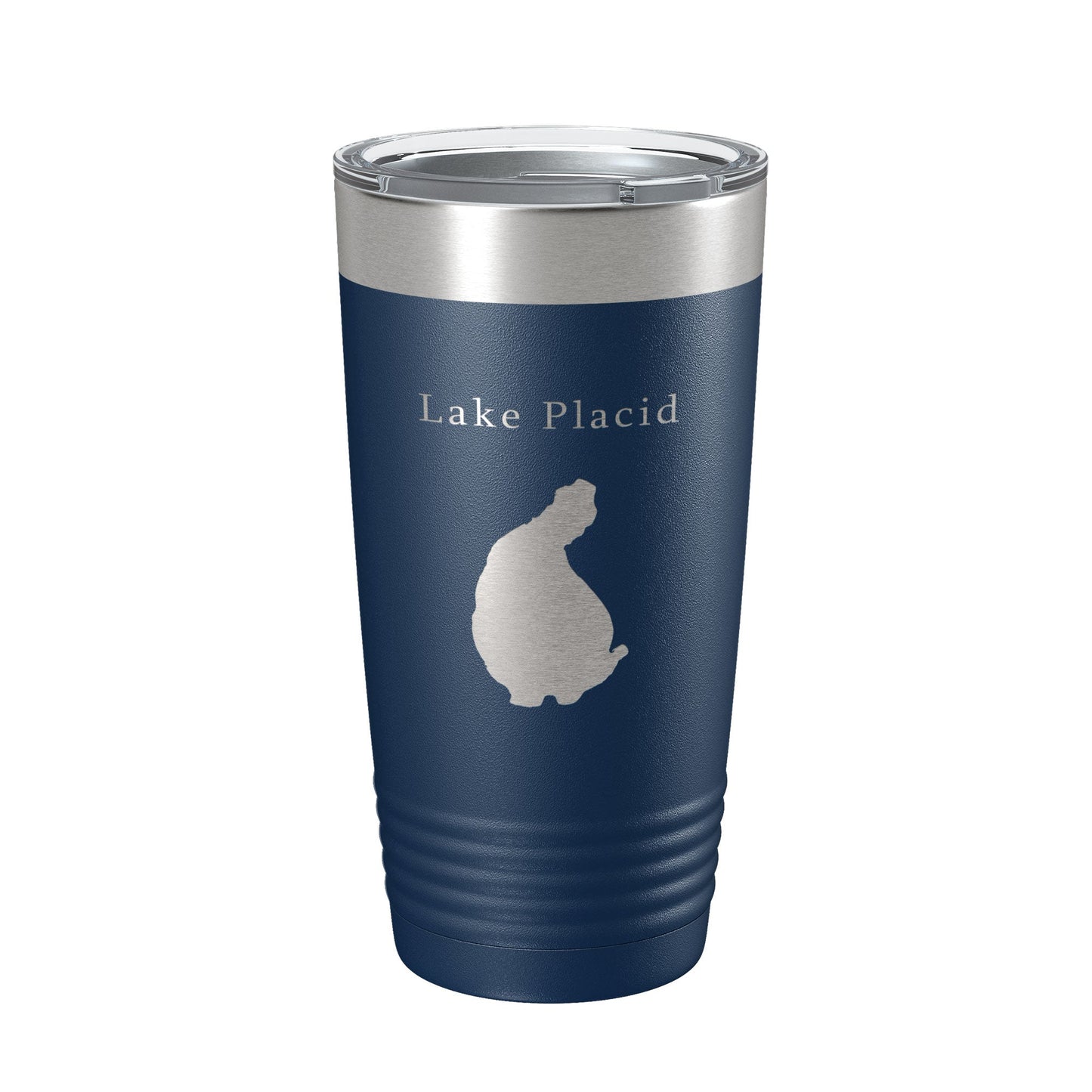 Lake Placid Map Tumbler Travel Mug Insulated Laser Engraved Coffee Cup Florida 20 oz-8