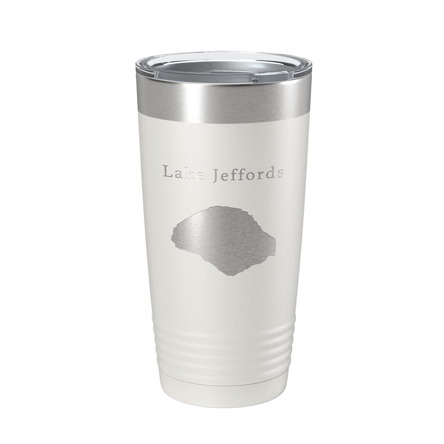 Lake Jeffords Map Tumbler Travel Mug Insulated Laser Engraved Coffee Cup Florida 20 oz-1