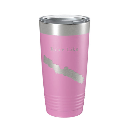 Kiser Lake Map Tumbler Travel Mug Insulated Laser Engraved Coffee Cup Ohio 20 oz-14