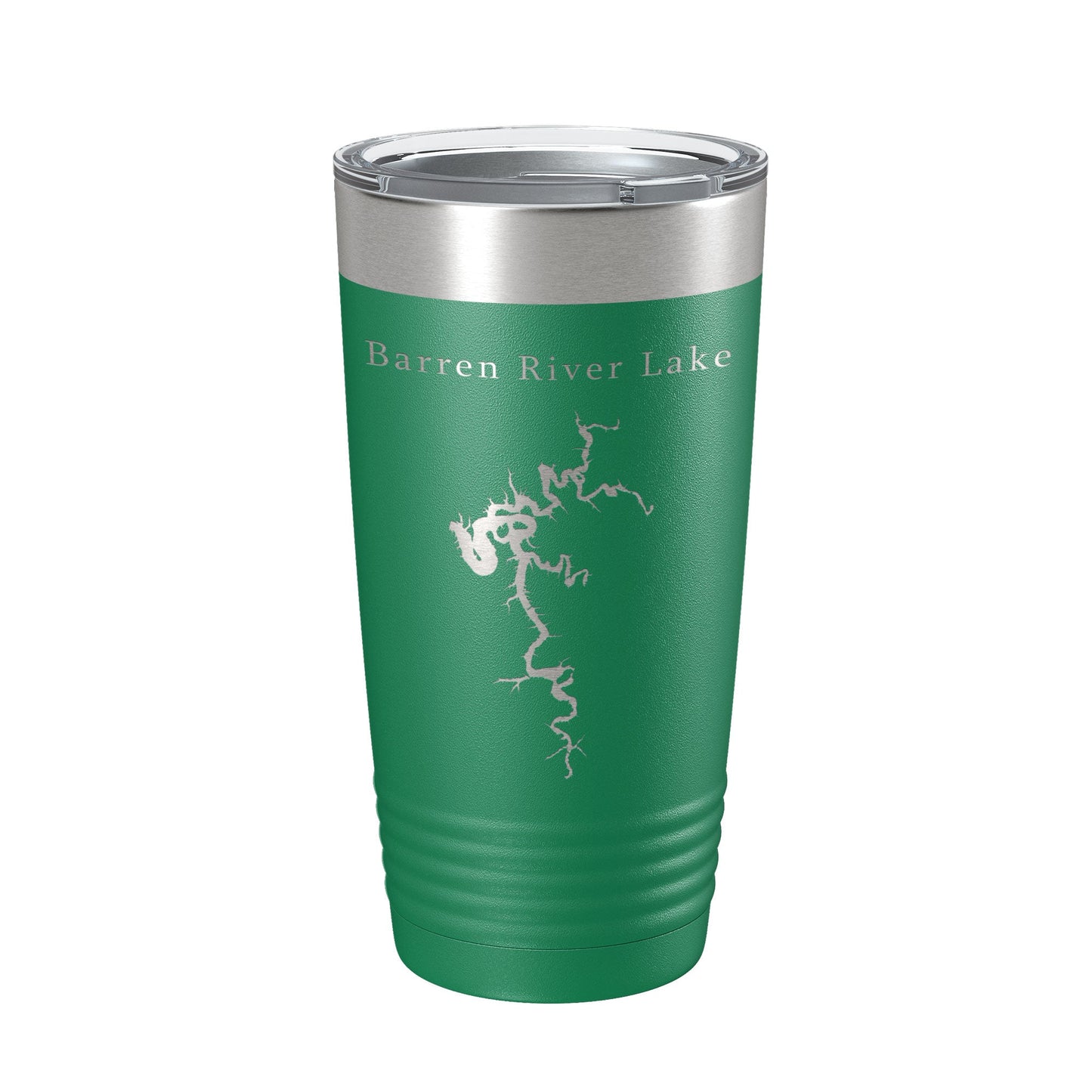 Barren River Lake Map Tumbler Travel Mug Insulated Laser Engraved Coffee Cup Kentucky 20 oz-9