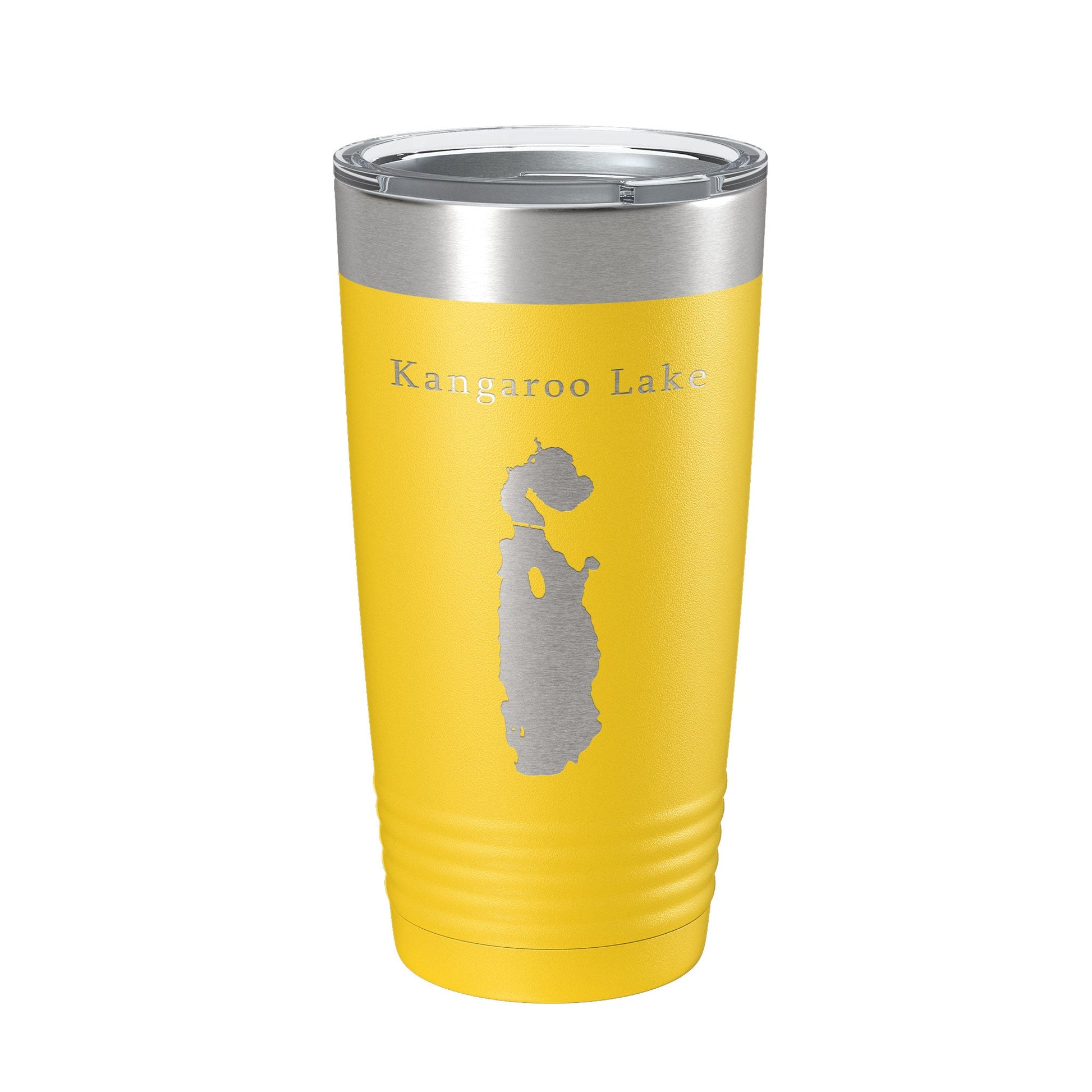Kangaroo Lake Map Tumbler Travel Mug Insulated Laser Engraved Coffee Cup Wisconsin 20 oz-4