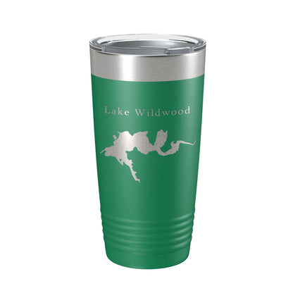 Lake Wildwood Map Tumbler Travel Mug Insulated Laser Engraved Coffee Cup California 20 oz-9