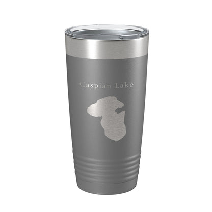 Caspian Lake Map Tumbler Travel Mug Insulated Laser Engraved Coffee Cup Vermont 20 oz-16