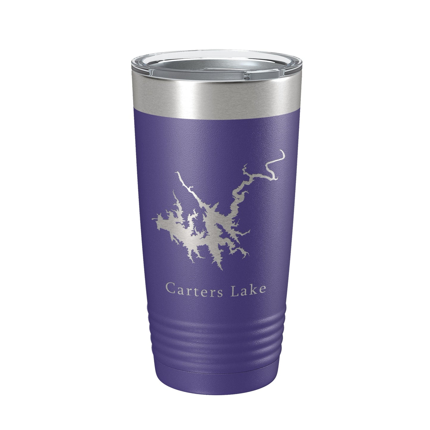 Carters Lake Map Tumbler Travel Mug Insulated Laser Engraved Coffee Cup Georgia 20 oz-15