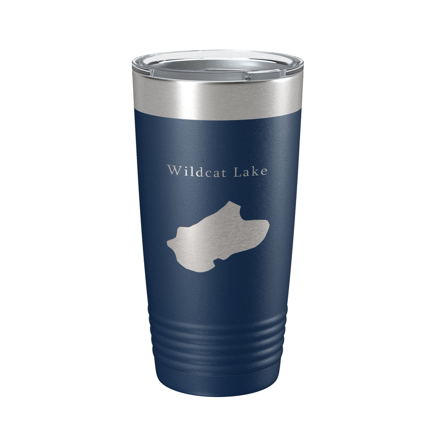 Wildcat Lake Map Tumbler Travel Mug Insulated Laser Engraved Coffee Cup Banner Elk North Carolina 20 oz-8