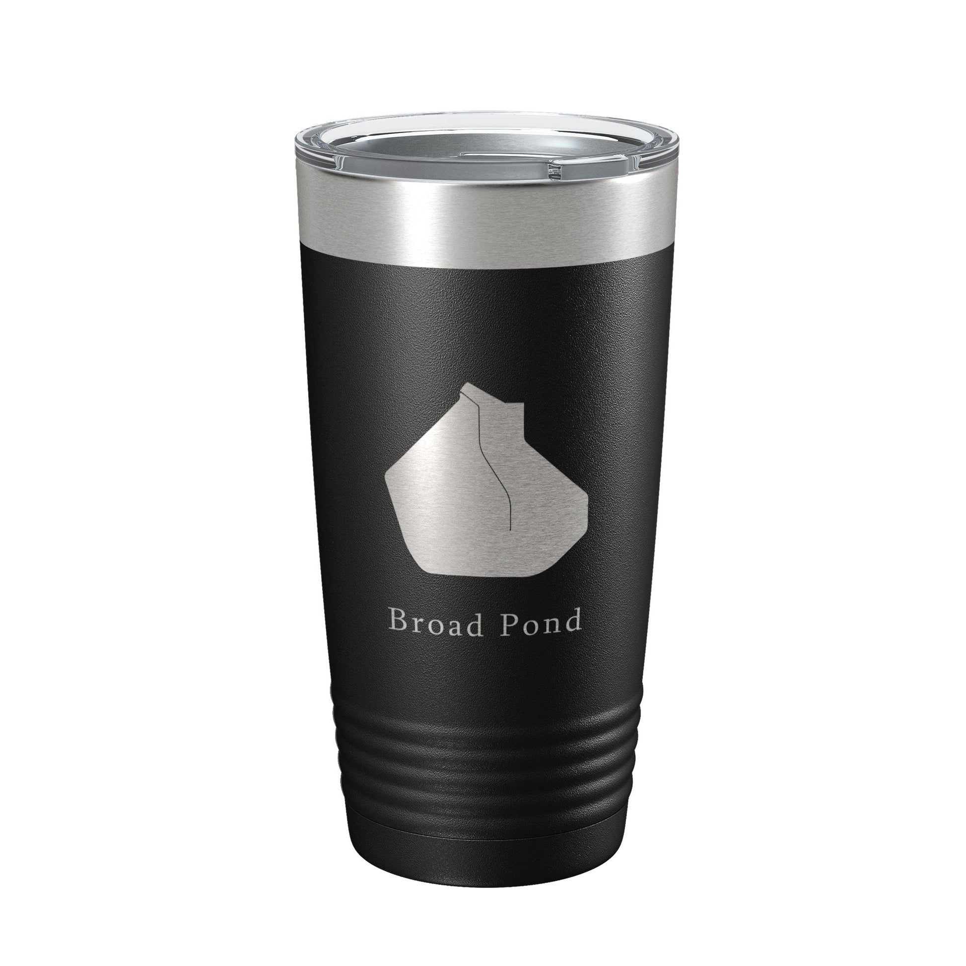Broad Pond Tumbler Lake Map Travel Mug Insulated Laser Engraved Coffee Cup Indiana 20 oz-5