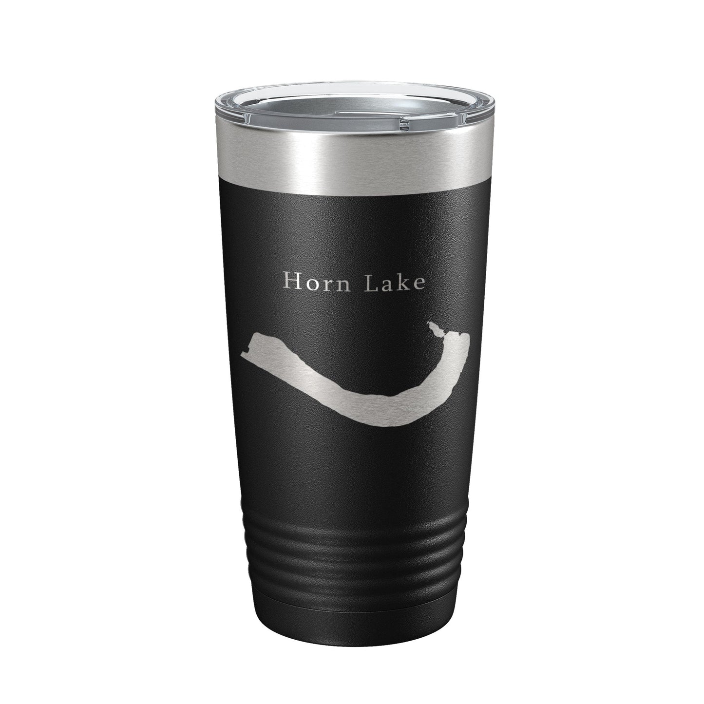 Horn Lake Map Tumbler Travel Mug Insulated Laser Engraved Coffee Cup Mississippi 20 oz-5