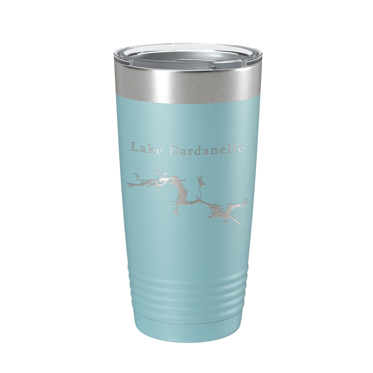 Lake Dardanelle Map Tumbler Travel Mug Insulated Laser Engraved Coffee Cup Arkansas 20 oz-13