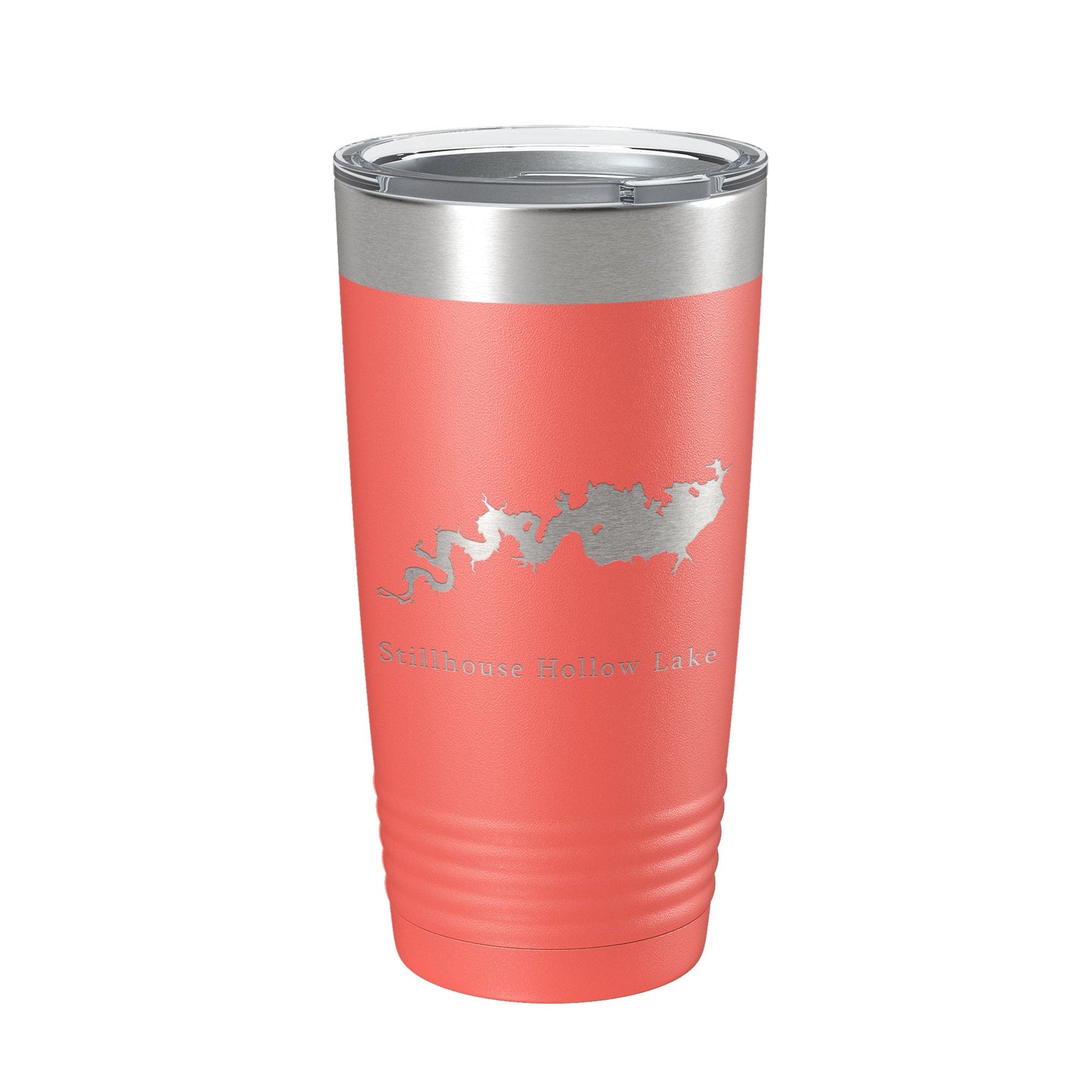 Stillhouse Hollow Lake Map Tumbler Travel Mug Insulated Laser Engraved Coffee Cup Texas 20 oz-20