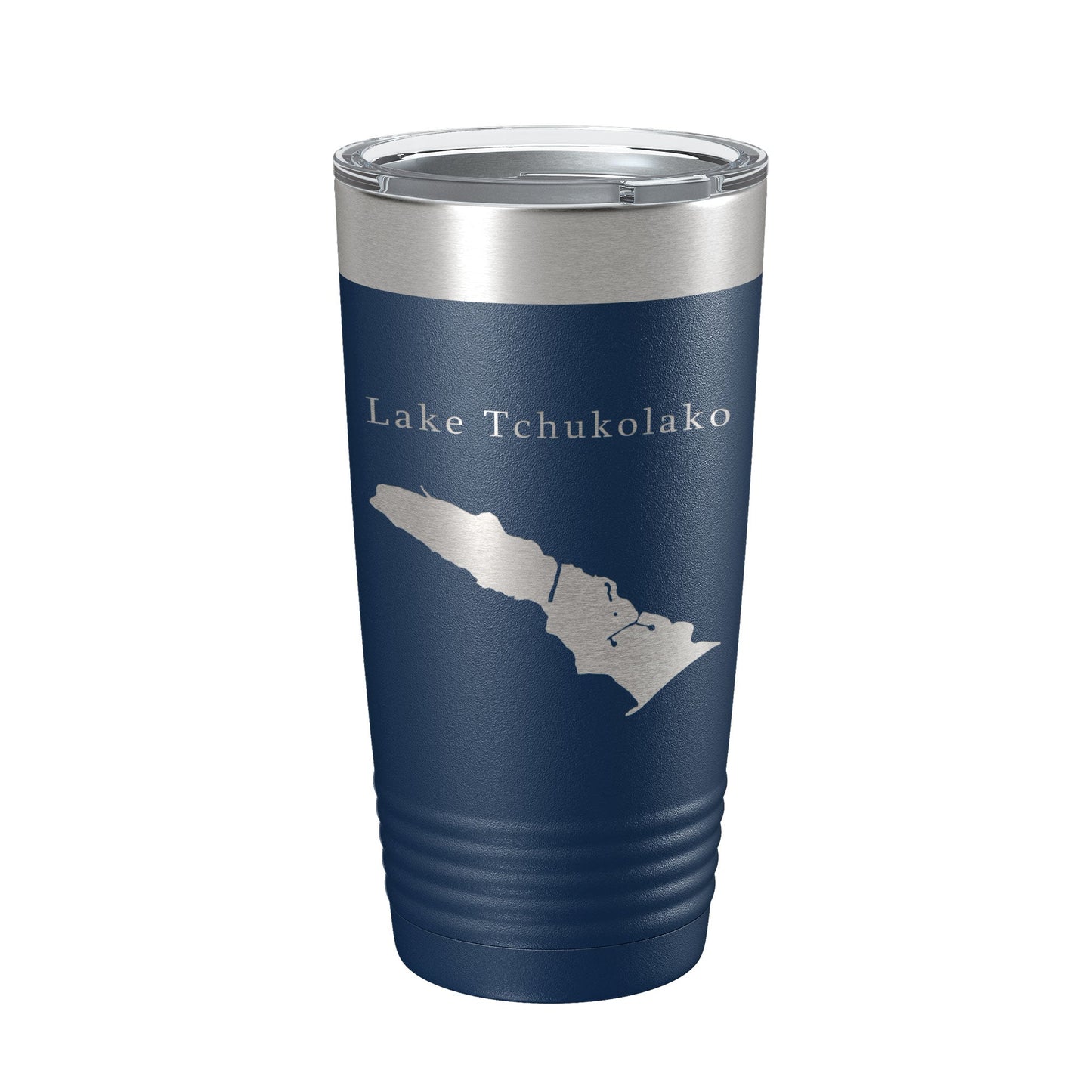 Lake Tchukolako Map Tumbler Travel Mug Insulated Laser Engraved Coffee Cup Georgia 20 oz-2