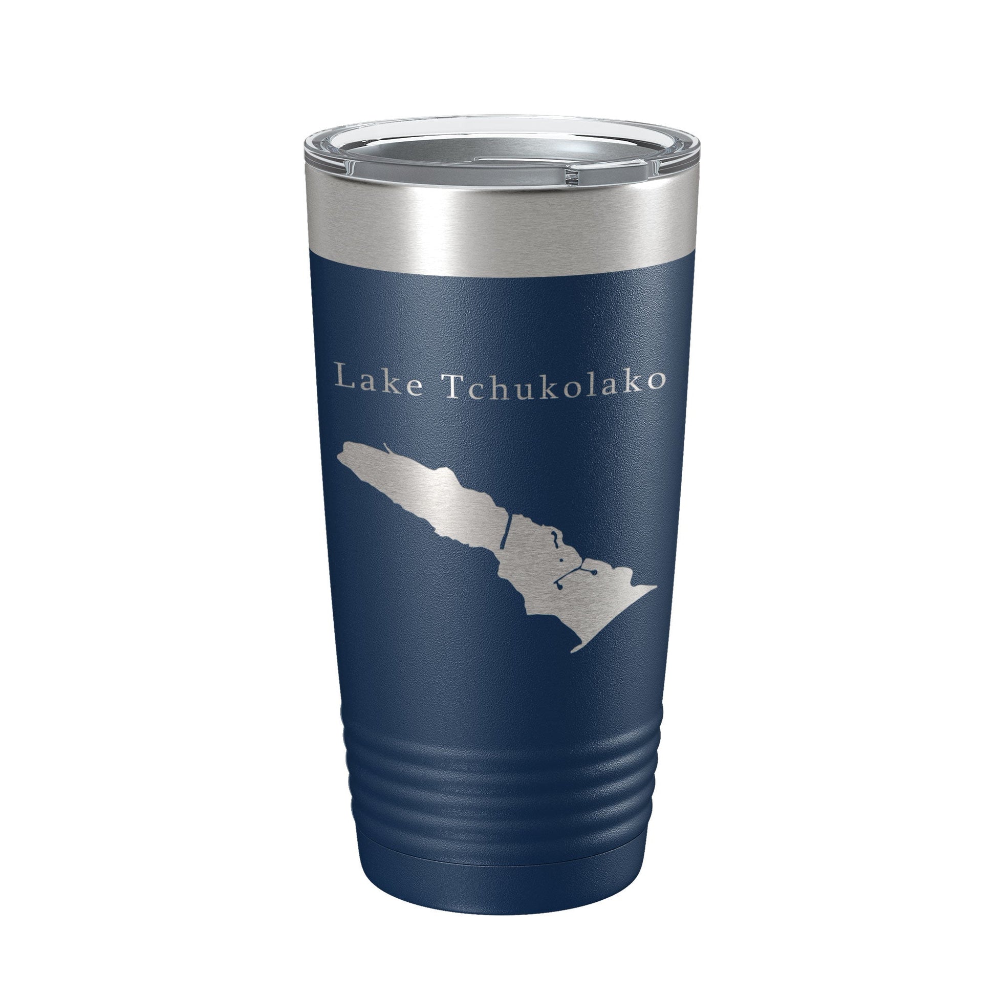 Lake Tchukolako Map Tumbler Travel Mug Insulated Laser Engraved Coffee Cup Georgia 20 oz-2