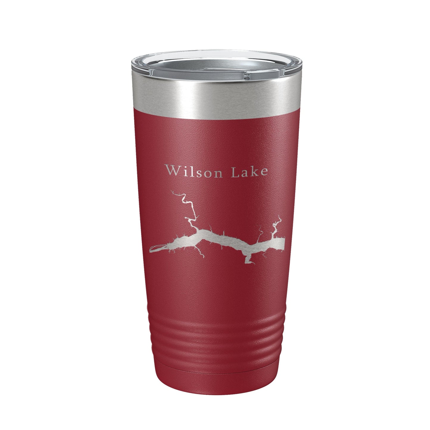Wilson Lake Map Tumbler Travel Mug Insulated Laser Engraved Coffee Cup Alabama 20 oz-18