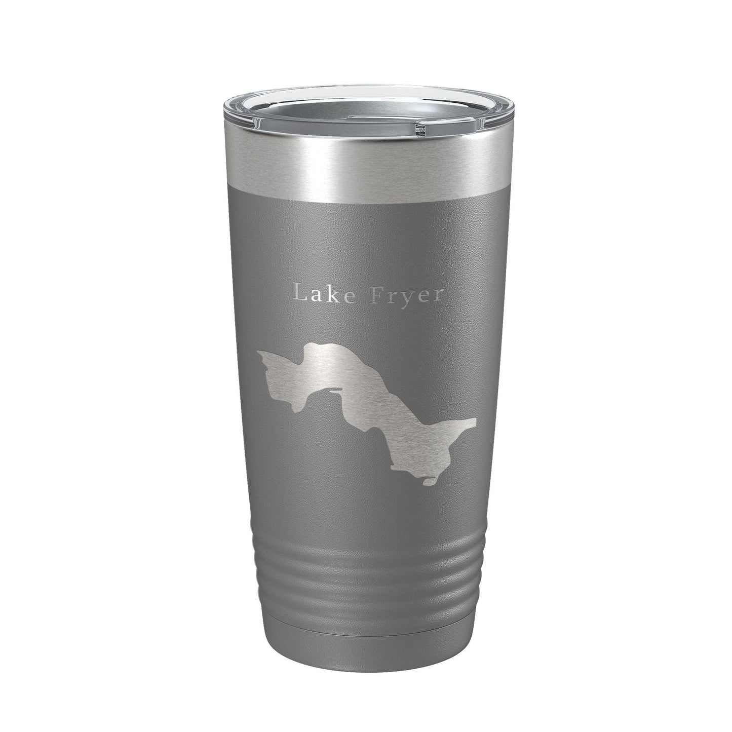 Lake Fryer Map Tumbler Travel Mug Insulated Laser Engraved Coffee Cup Texas 20 oz-16