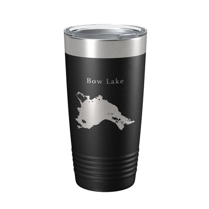 Bow Lake Map Tumbler Travel Mug Insulated Laser Engraved Coffee Cup New Hampshire 20 oz-5