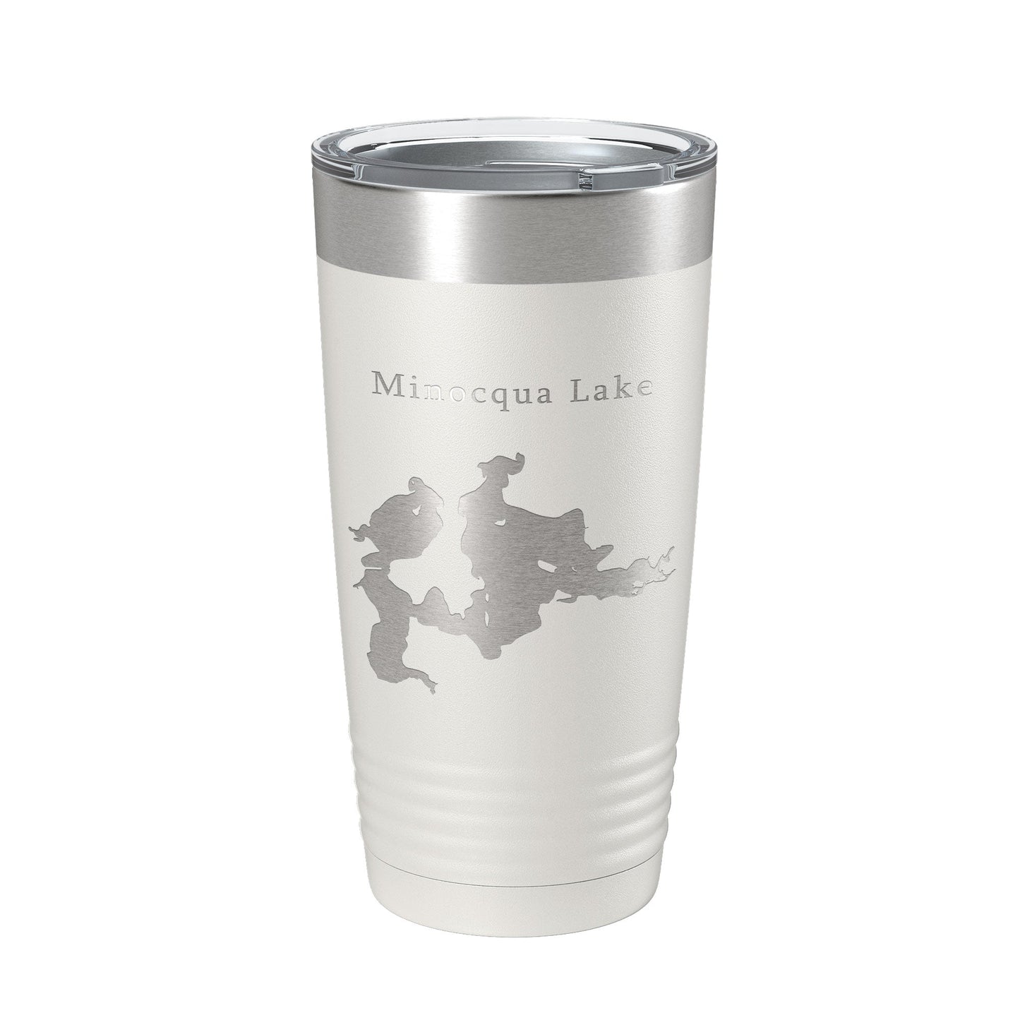 Minocqua Lake Map Tumbler Travel Mug Insulated Laser Engraved Coffee Cup Wisconsin 20 oz-7