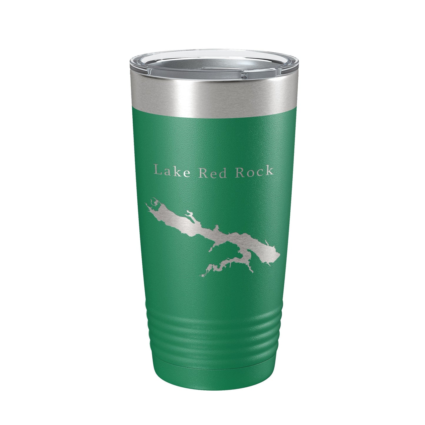 Lake Red Rock Map Tumbler Travel Mug Insulated Laser Engraved Coffee Cup Iowa 20 oz-9