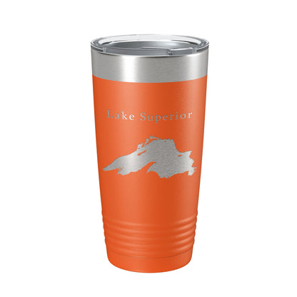 Lake Superior Map Tumbler Travel Mug Insulated Laser Engraved Coffee Cup Michigan Minnesota Wisconsin 20 oz-17