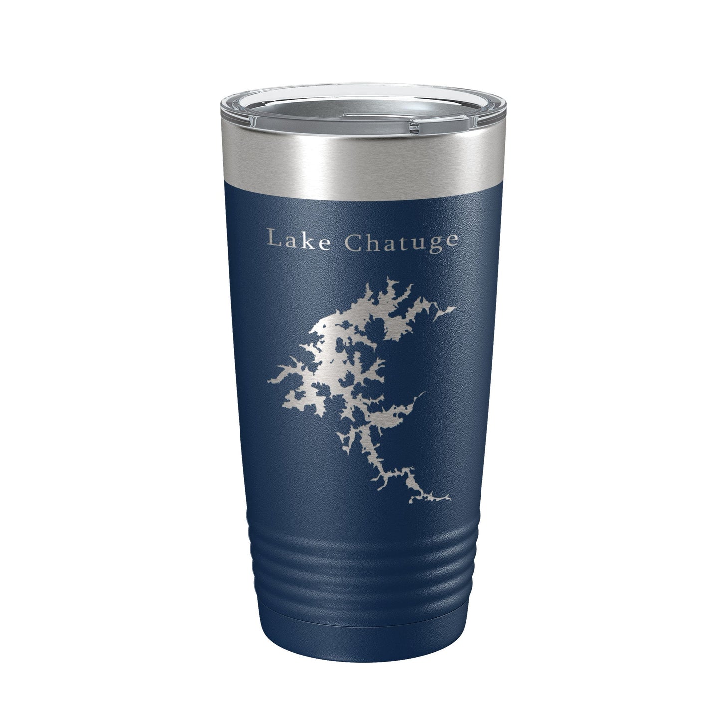 Lake Chatuge Map Tumbler Travel Mug Insulated Laser Engraved Coffee Cup Georgia North Carolina 20 oz-2