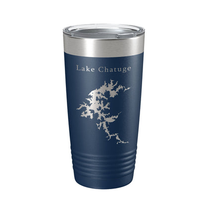 Lake Chatuge Map Tumbler Travel Mug Insulated Laser Engraved Coffee Cup Georgia North Carolina 20 oz-8