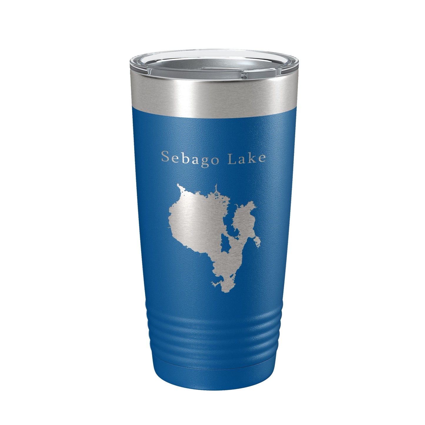 Sebago Lake Map Tumbler Travel Mug Insulated Laser Engraved Coffee Cup Maine 20 oz-6