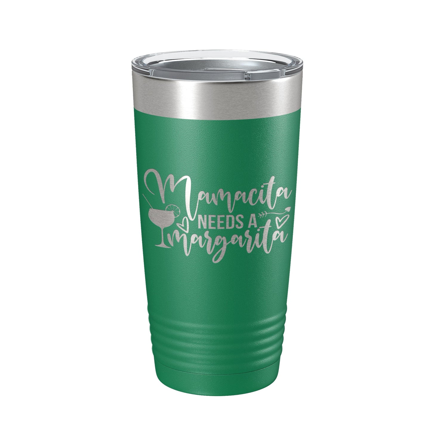 Mamacita Needs A Margarita Tumbler Funny Mom Travel Mug Mother's Day Gift Insulated Laser Engraved Coffee Cup Momma Mama Drink 20 oz-9