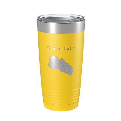 Grand Lake Map Tumbler Travel Mug Insulated Laser Engraved Coffee Cup Colorado 20 oz-4