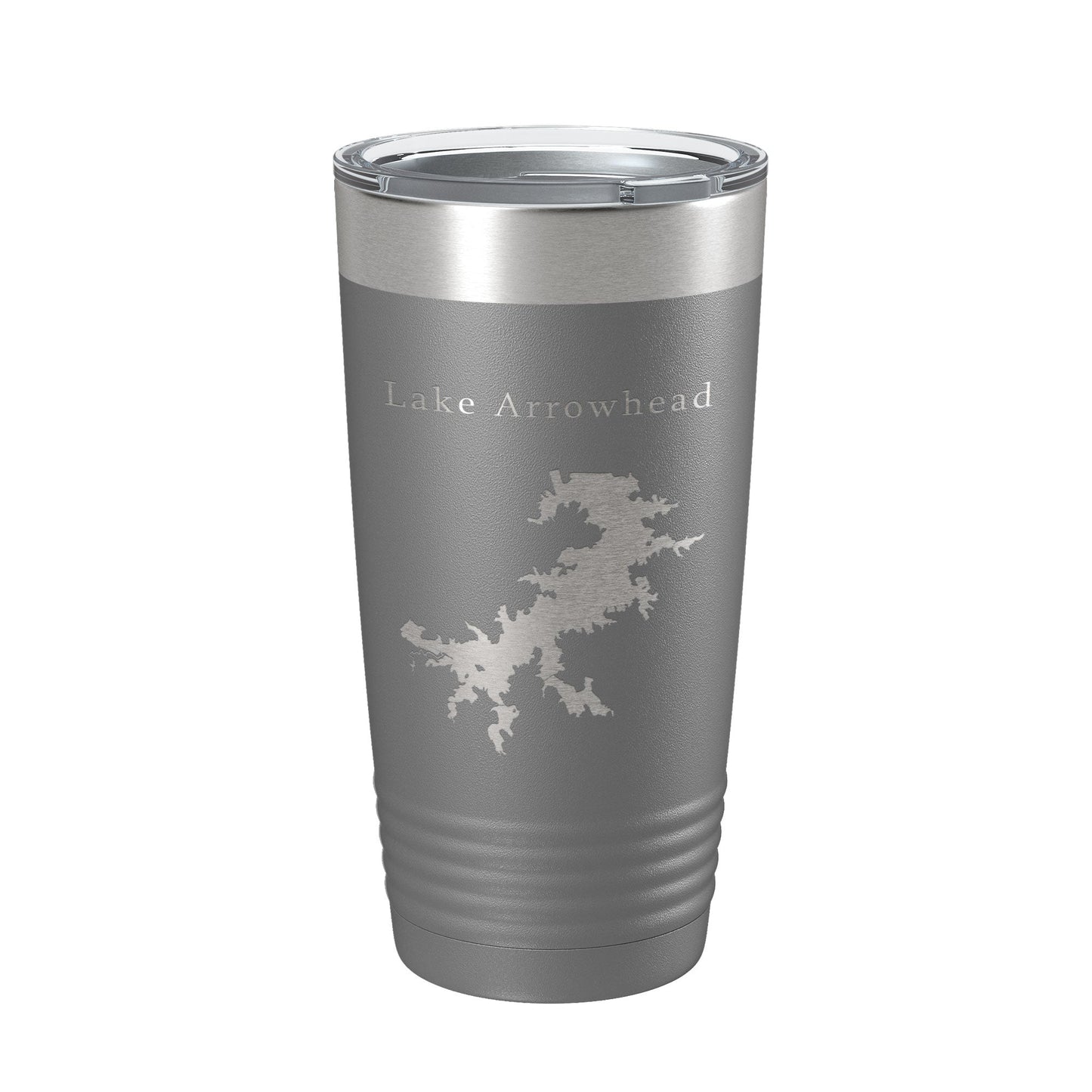 Lake Arrowhead Map Tumbler Travel Mug Insulated Laser Engraved Coffee Cup Texas 20 oz-16