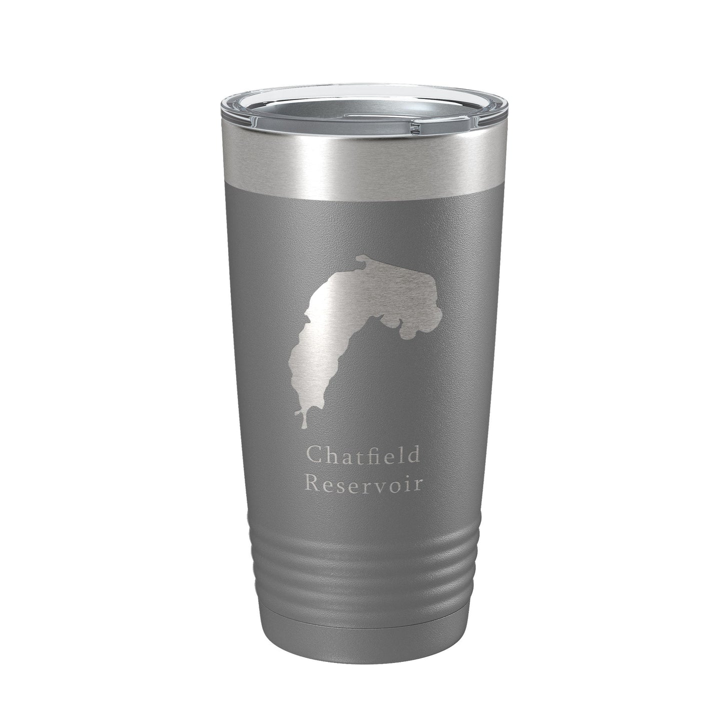 Chatfield Reservoir Tumbler Lake Map Travel Mug Insulated Laser Engraved Coffee Cup Colorado 20 oz-16