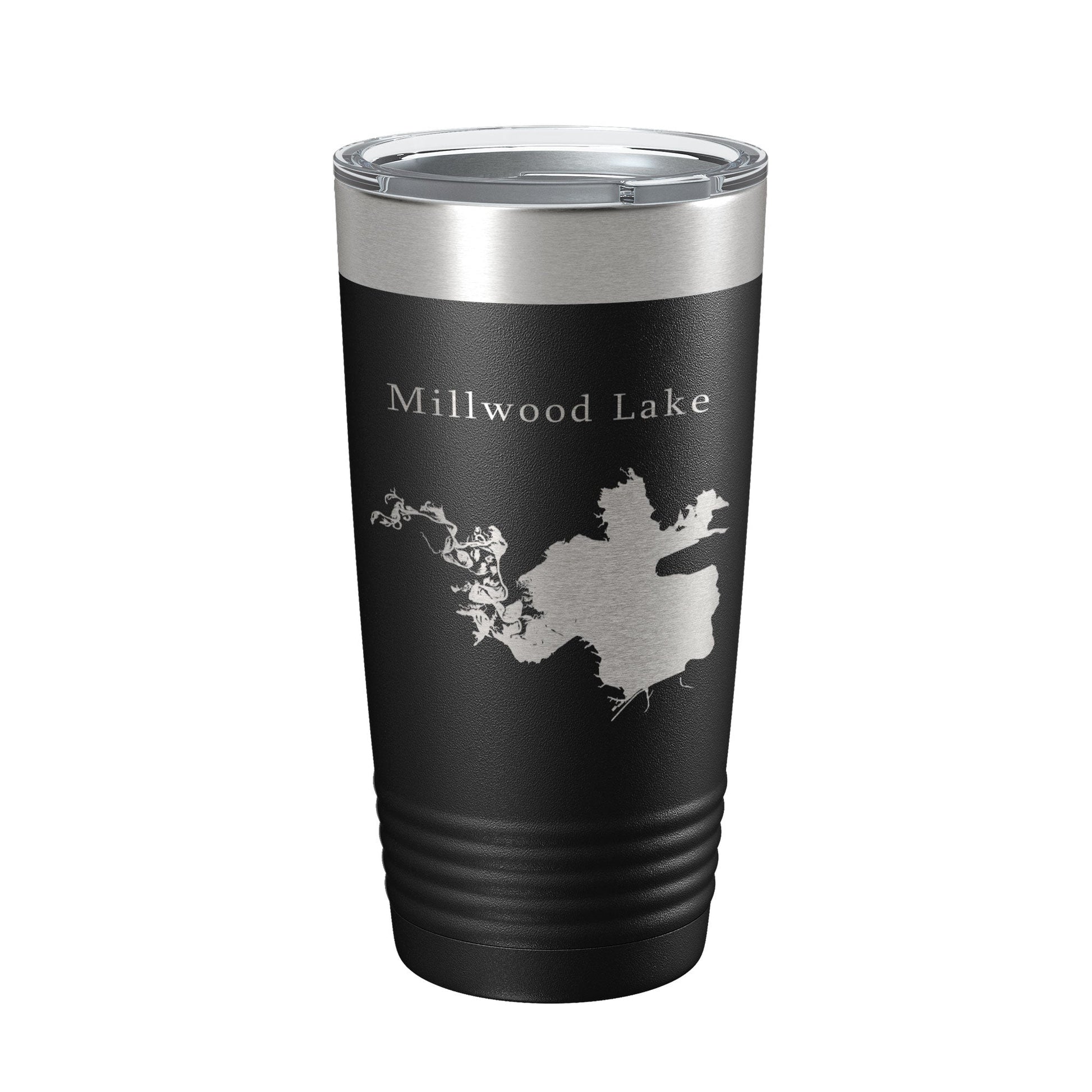 Millwood Lake Map Tumbler Travel Mug Insulated Laser Engraved Coffee Cup Arkansas 20 oz-5