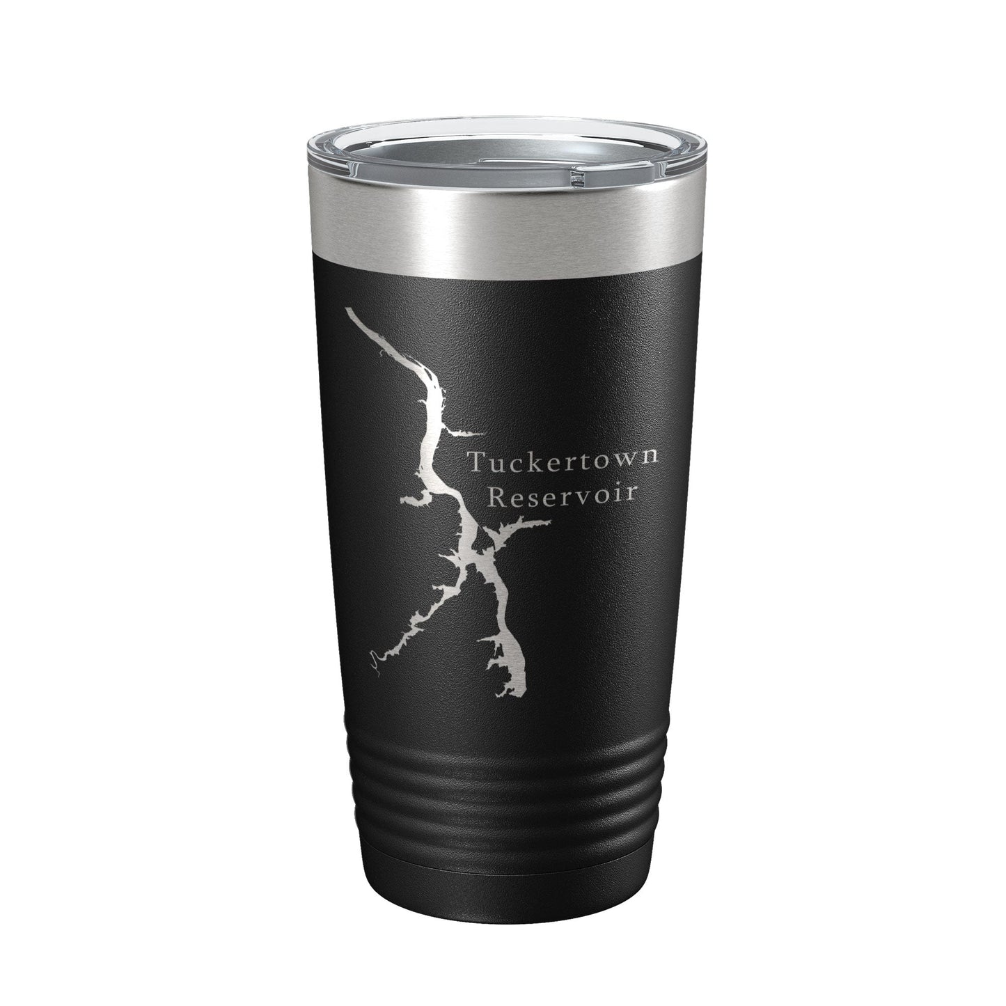 Tuckertown Reservoir Tumbler Lake Map Travel Mug Insulated Laser Engraved Coffee Cup North Carolina 20 oz-5
