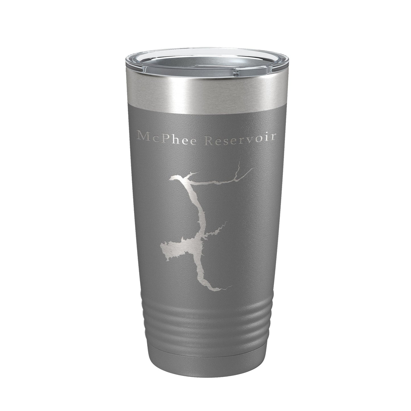 McPhee Reservoir Tumbler Lake Map Travel Mug Insulated Laser Engraved Coffee Cup Colorado 20 oz-16