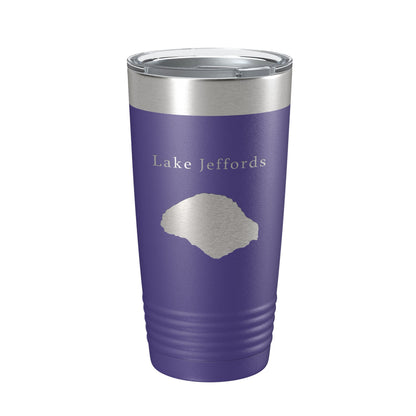 Lake Jeffords Map Tumbler Travel Mug Insulated Laser Engraved Coffee Cup Florida 20 oz-15