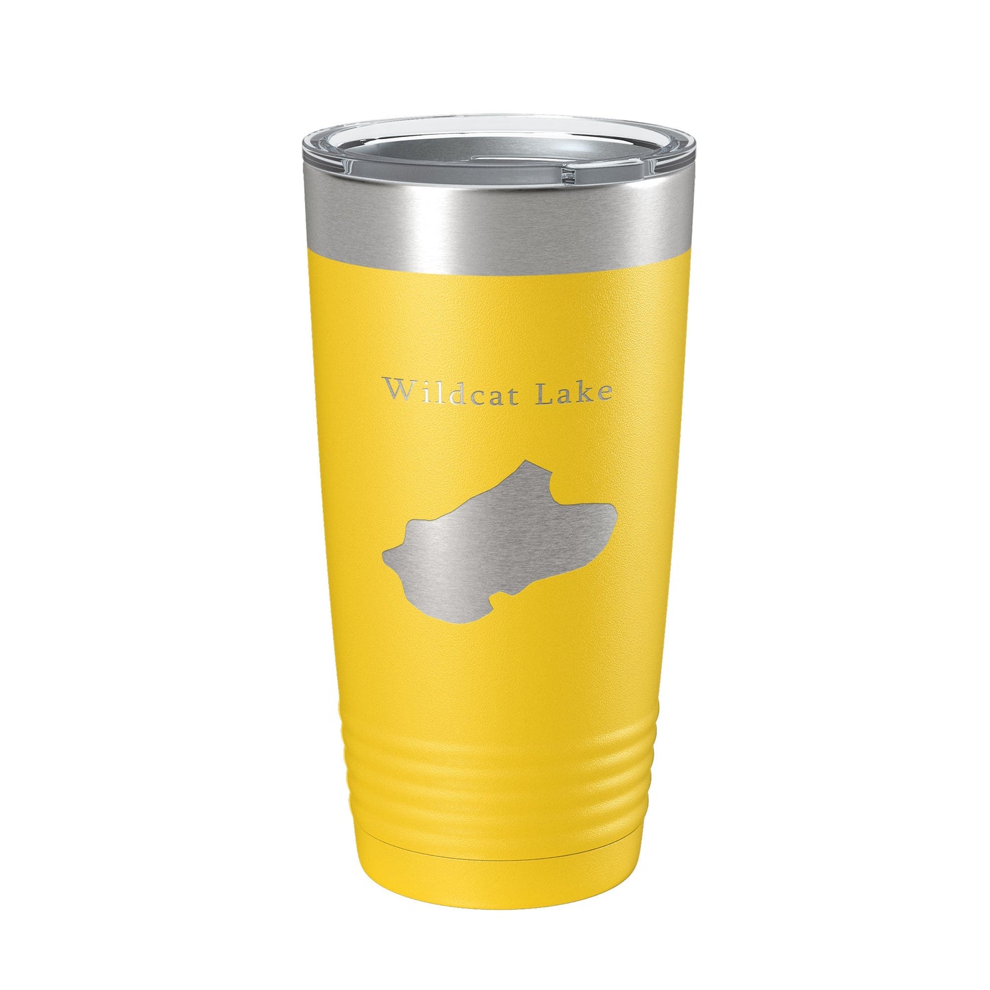 Wildcat Lake Map Tumbler Travel Mug Insulated Laser Engraved Coffee Cup Banner Elk North Carolina 20 oz-19
