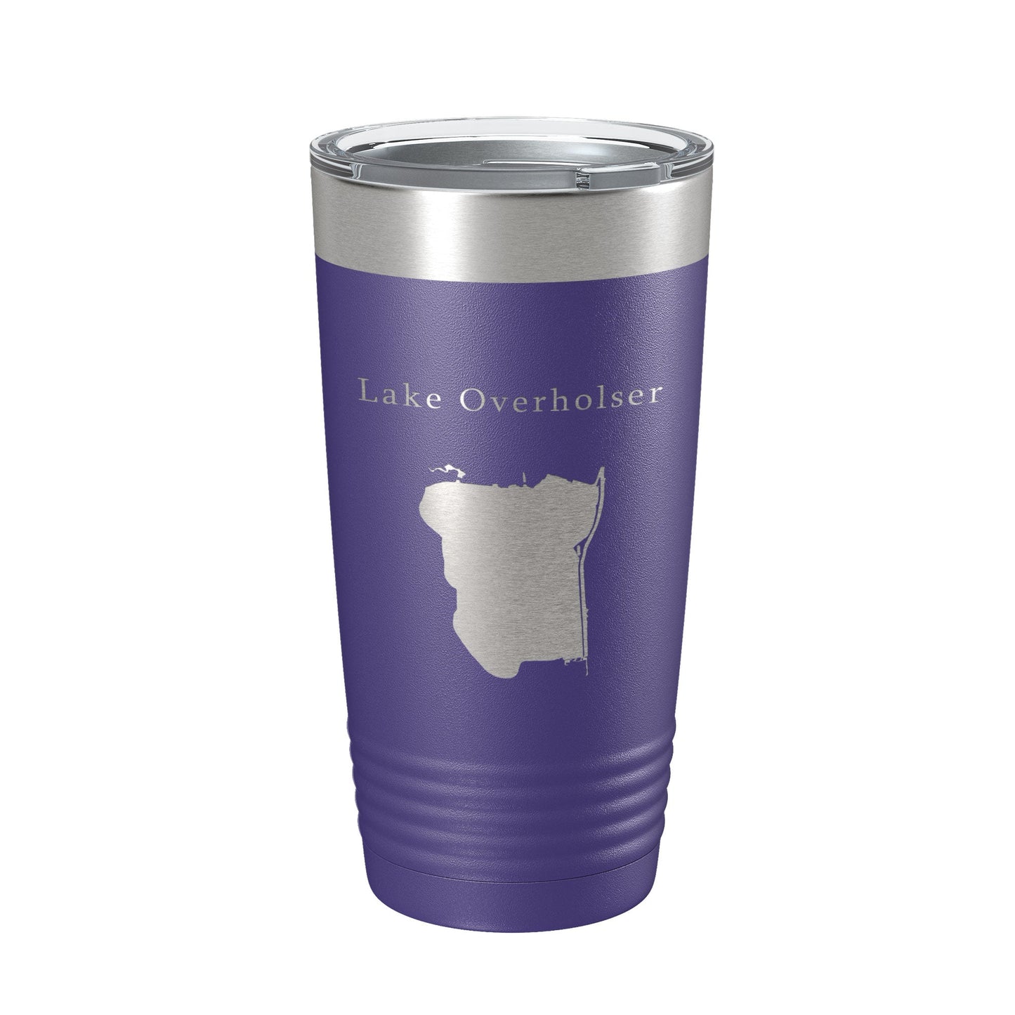 Lake Overholser Map Tumbler Travel Mug Insulated Laser Engraved Coffee Cup Oklahoma 20 oz-15