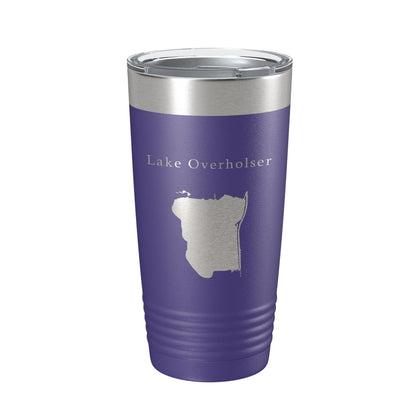 Lake Overholser Map Tumbler Travel Mug Insulated Laser Engraved Coffee Cup Oklahoma 20 oz-15
