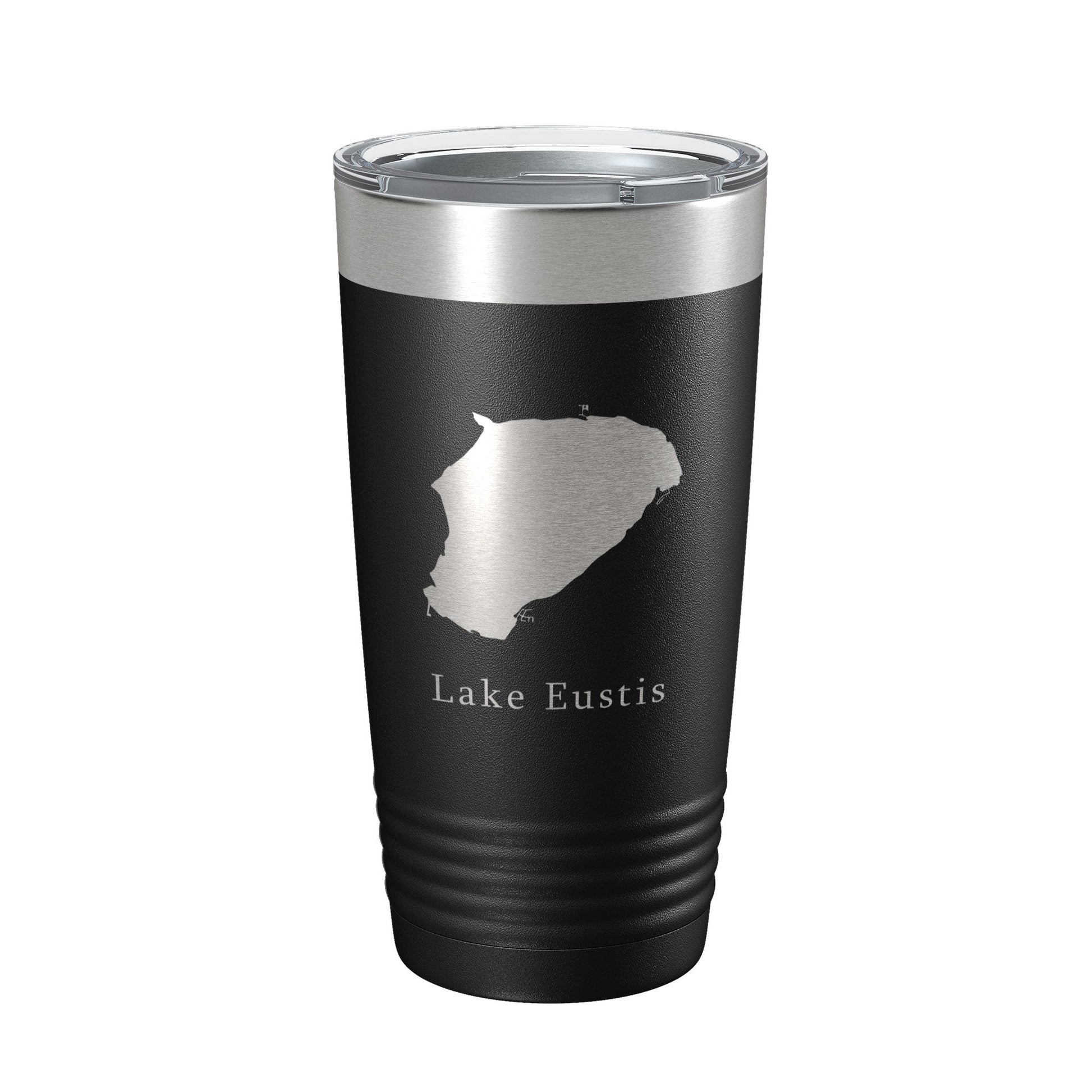 Lake Eustis Map Tumbler Travel Mug Insulated Laser Engraved Coffee Cup Florida 20 oz-0