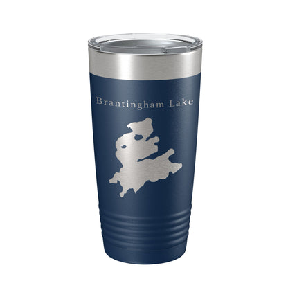 Brantingham Lake Map Tumbler Travel Mug Insulated Laser Engraved Coffee Cup New York 20 oz-8