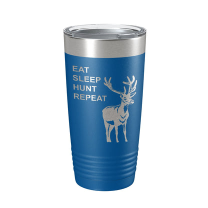Deer Hunter Tumbler Eat Sleep Hunt Repeat Travel Mug Deer Hunting Insulated Laser Engraved Coffee Cup Gift 20 oz-6