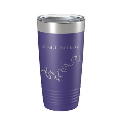 Cordell Hull Lake Map Tumbler Travel Mug Insulated Laser Engraved Coffee Cup Tennessee 20 oz-15
