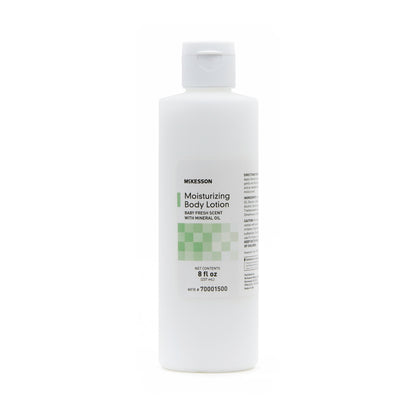 Hand and Body Moisturizer McKesson 8 oz. Bottle Baby Fresh Scent Lotion