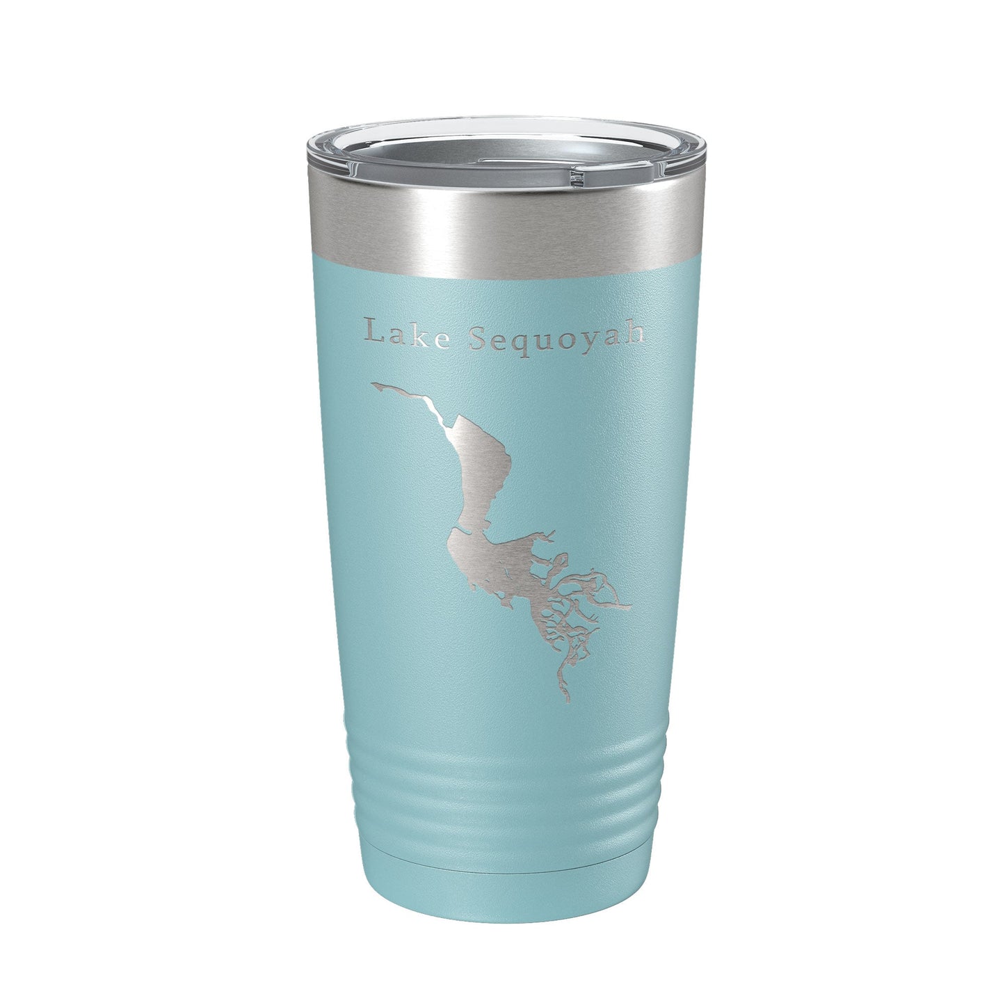Lake Sequoyah Map Tumbler Travel Mug Insulated Laser Engraved Coffee Cup Arkansas 20 oz-13