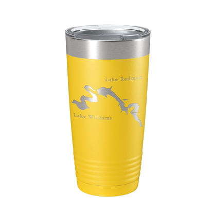 Lakes Redman & Williams Map Tumbler Travel Mug Insulated Laser Engraved Coffee Cup Pennsylvania 20 oz-4