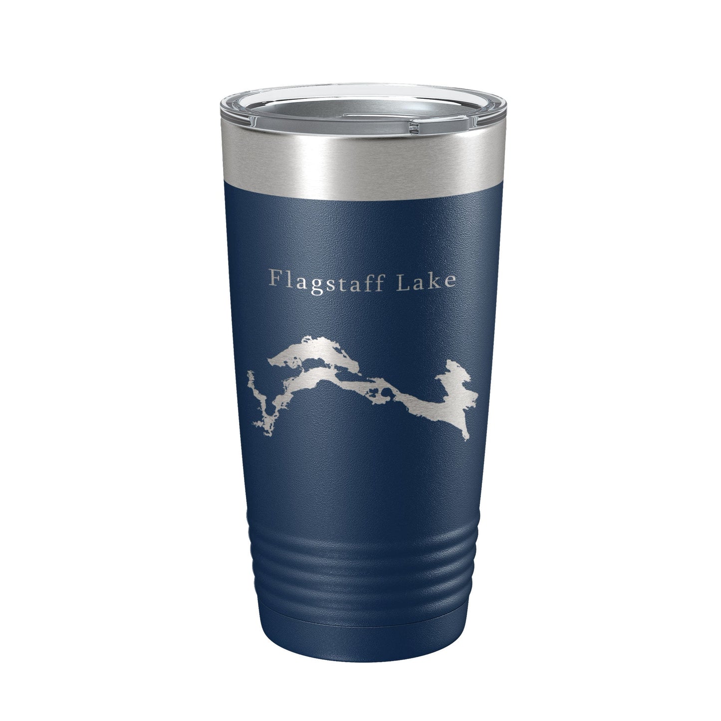 Flagstaff Lake Map Tumbler Travel Mug Insulated Laser Engraved Coffee Cup Maine 20 oz-8