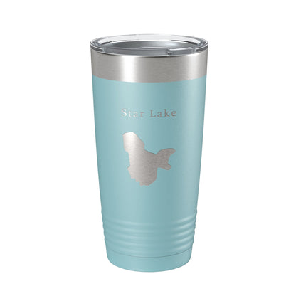 Star Lake Map Tumbler Travel Mug Insulated Laser Engraved Coffee Cup Putnam County Florida 20 oz-13