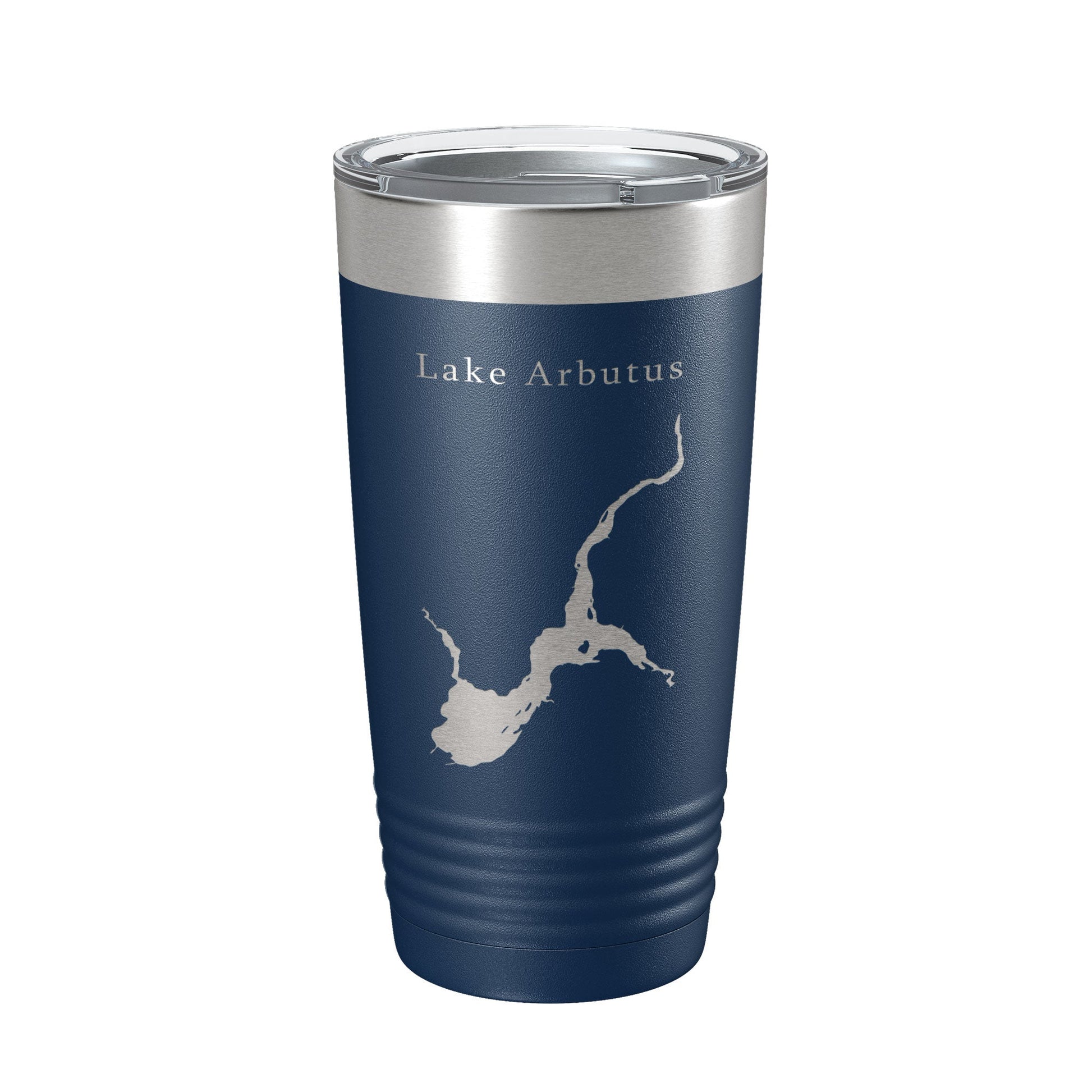 Lake Arbutus Map Tumbler Travel Mug Insulated Laser Engraved Coffee Cup Wisconsin 20 oz-2