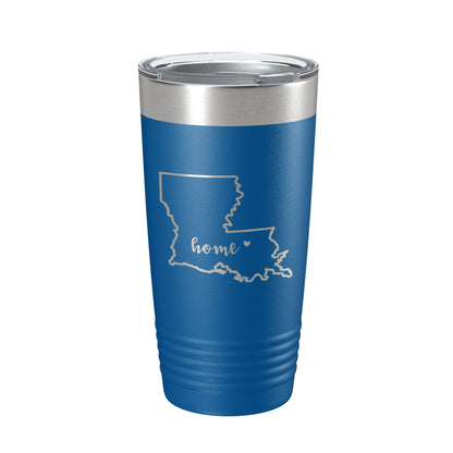 Louisiana Tumbler Home State Travel Mug Insulated Laser Engraved Map Coffee Cup 20 oz-6