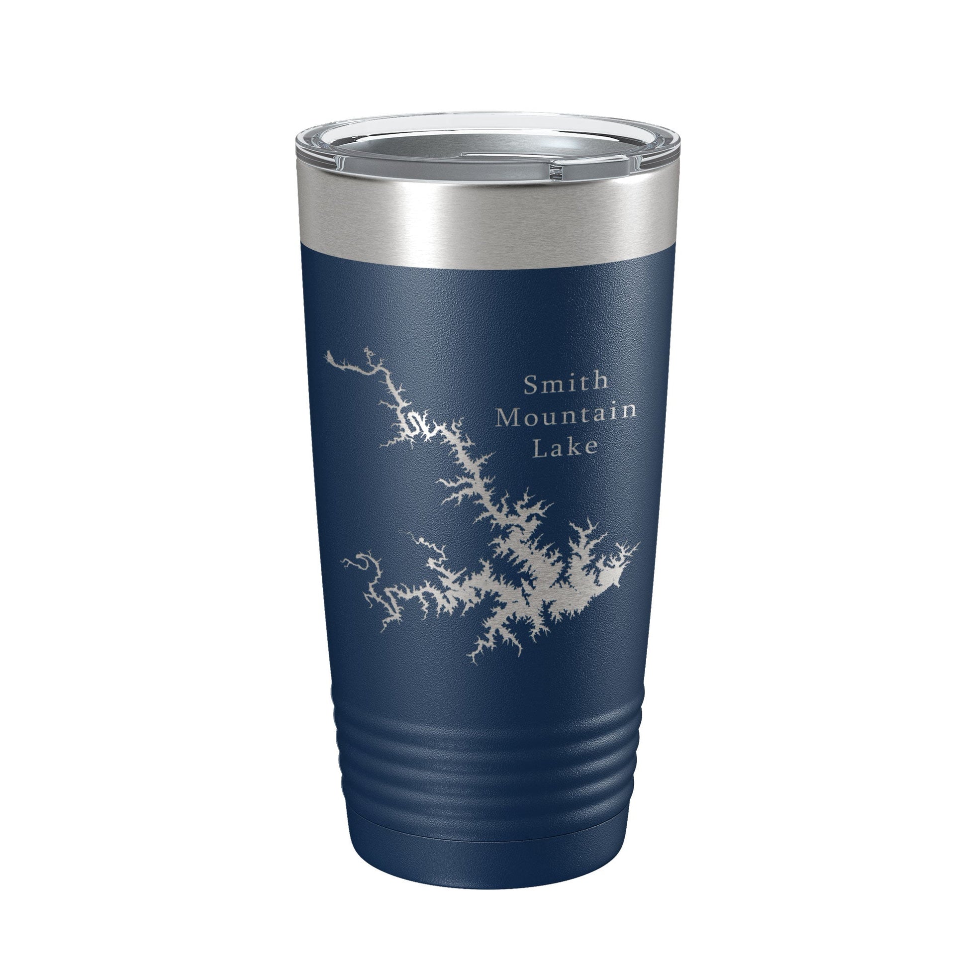 Smith Mountain Lake Map Tumbler Travel Mug Insulated Laser Engraved Coffee Cup Virginia 20 oz-2