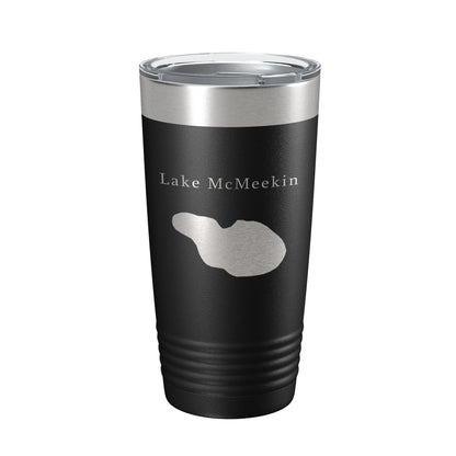 Lake McMeekin Map Tumbler Travel Mug Insulated Laser Engraved Coffee Cup Florida 20 oz-0